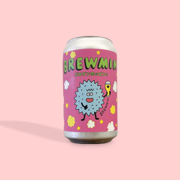 BREWMIN’ / ゴキゲンホッピン♪ / ジューシーペールエール / 5% / 富山県