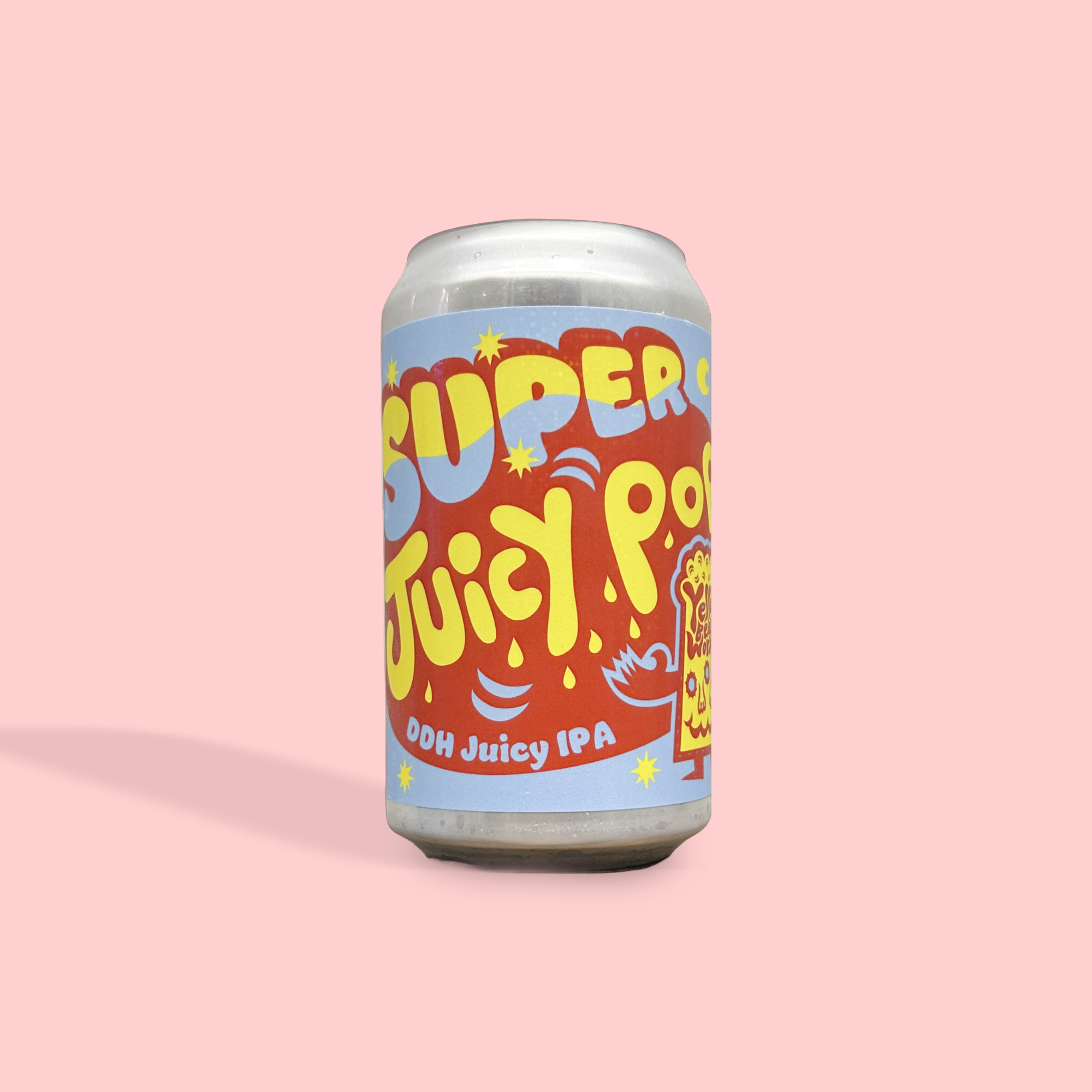 YELLOW BEER WORKS / Super juicy pop / ダブルドライホップジューシーIPA / 7% / 福島県