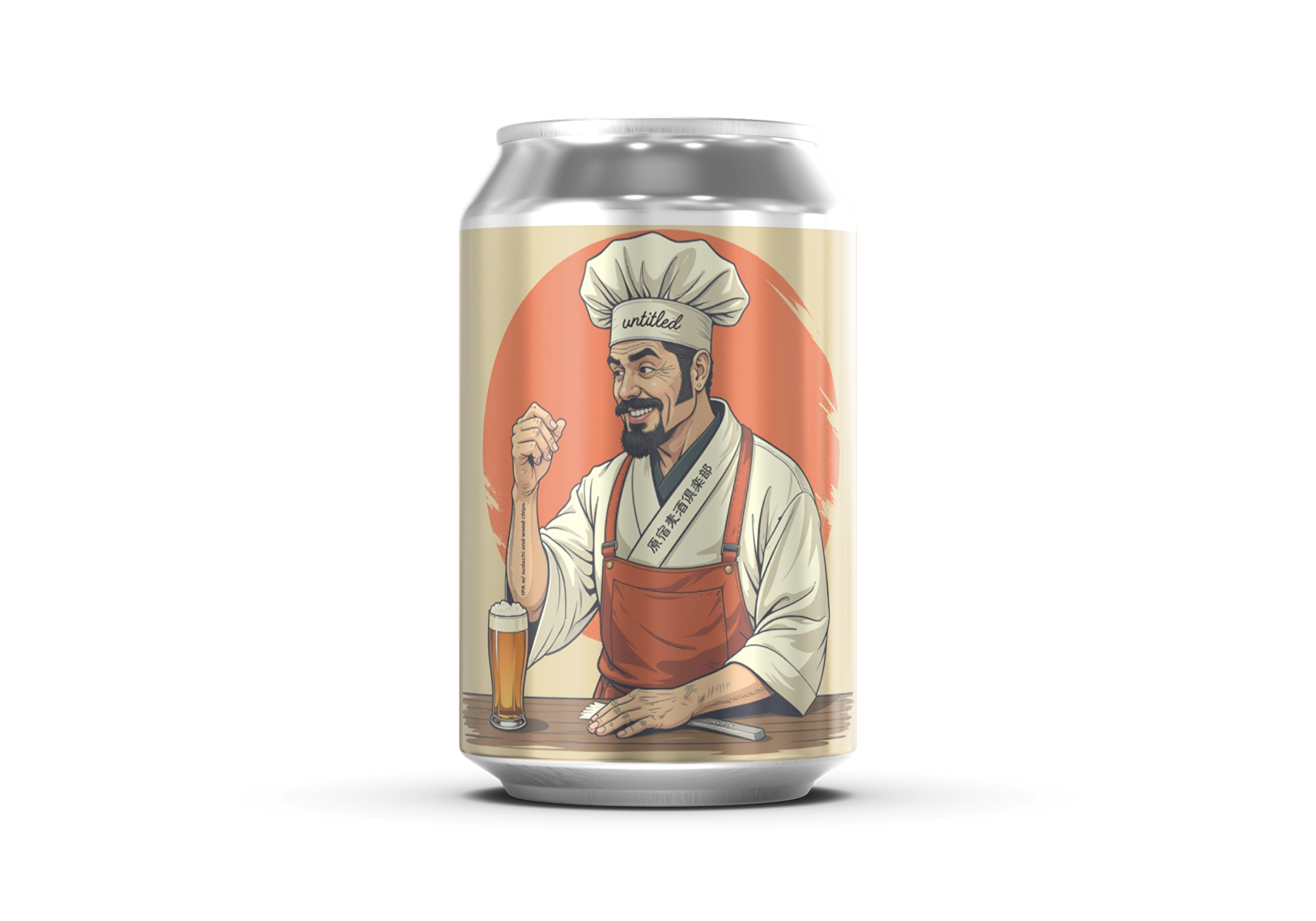 和食店向けペールエール缶ラベル