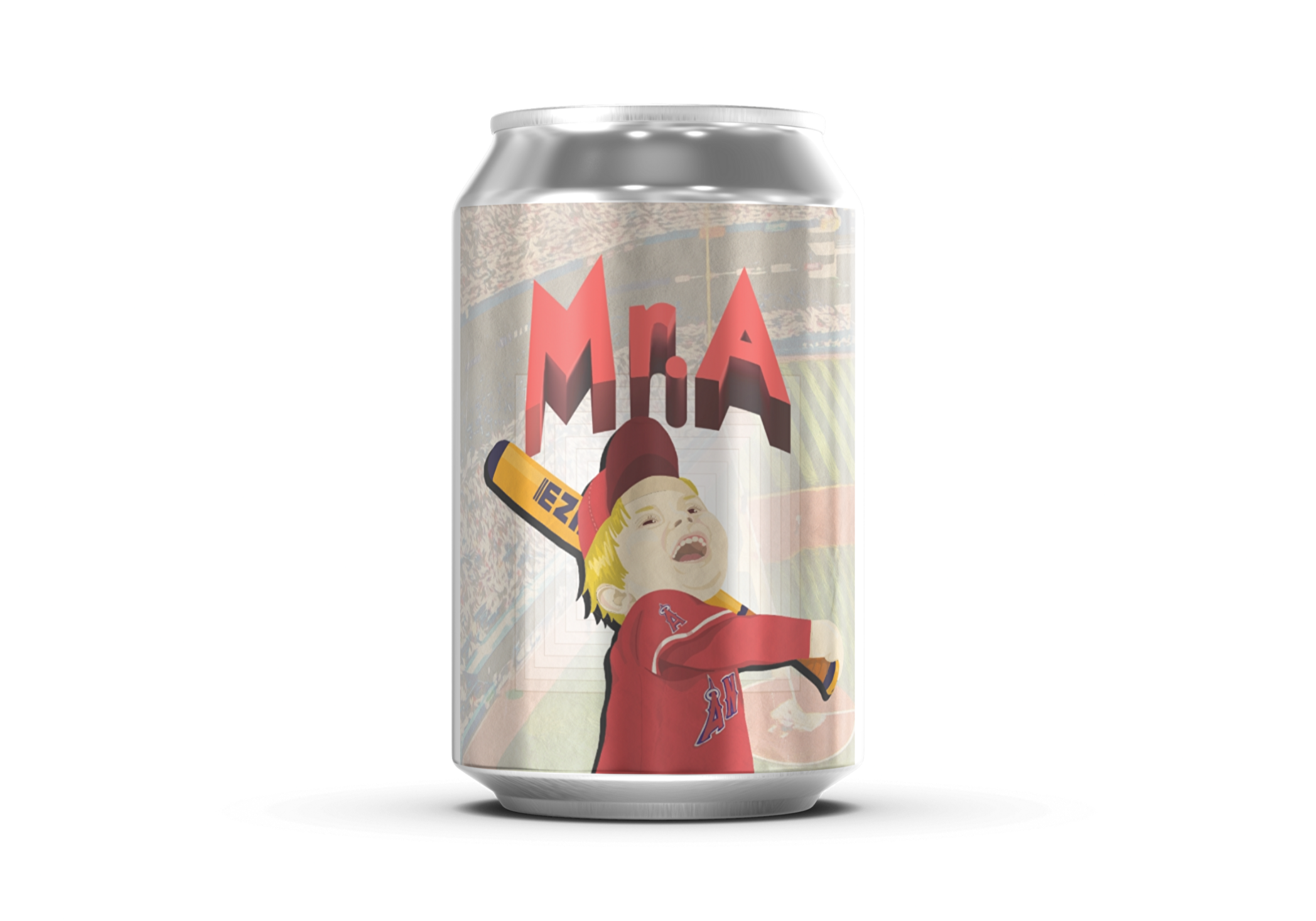 ハンバーガーショップ向けペールエール缶ラベル