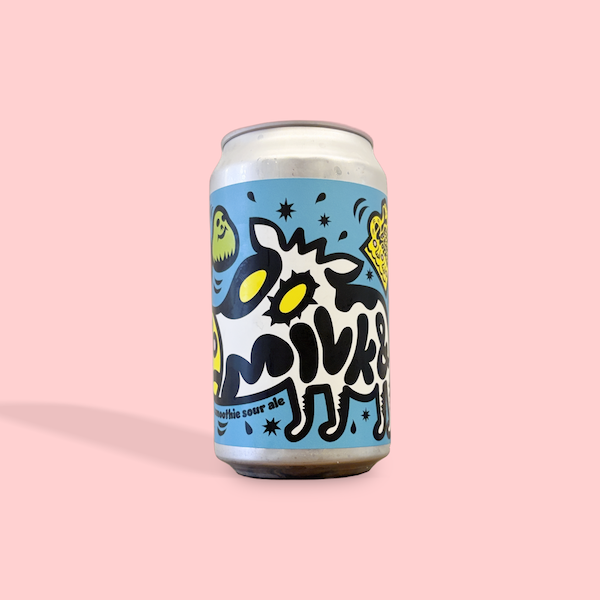 YELLOW BEER WORKS / milk&（ターコイズブルーver.） / ミルクスムージーサワーエール / 4% / 福島県