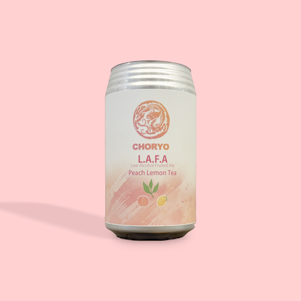 CHORYO CRAFT BEER / L.A.F.A Peach Lemon Tea / ローアルコールフルーツエール / 3.5% / 奈良県